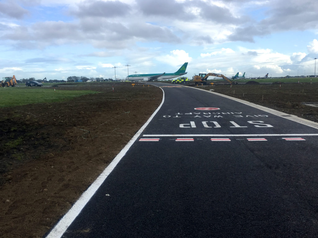 The Extension of the West Apron at Dublin Airport