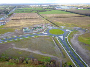 Newbridge South Orbital Relief Road Drone View part 2