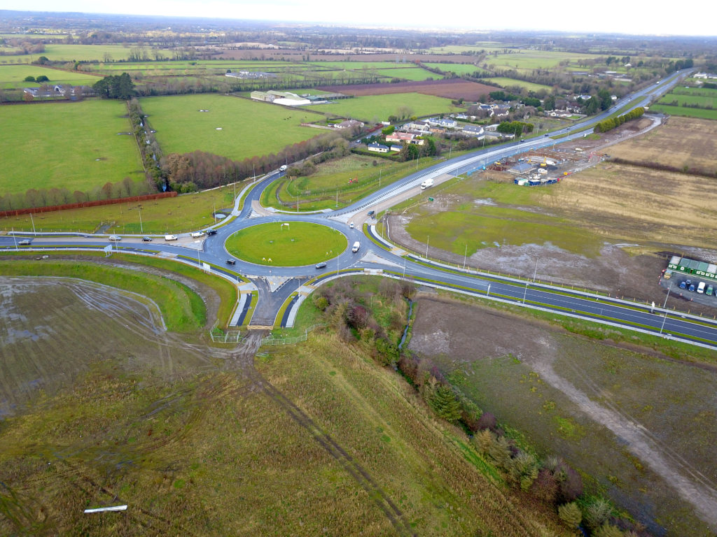Newbridge South Orbital Relief Road Drone View