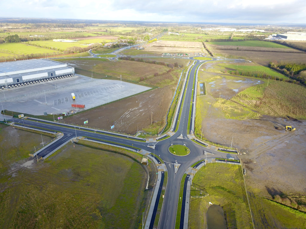 Newbridge South Orbital Relief Road Drone View part 3