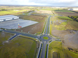 Newbridge South Orbital Relief Road Drone View part 3