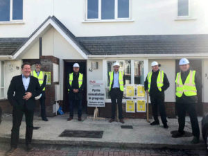 Minister for Housing, Local Government & Heritage, Darragh O’Brien, handed over the keys to the 2000th remediated house
