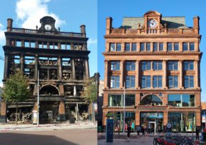 before and after Primark Belfast Bank Building 2022