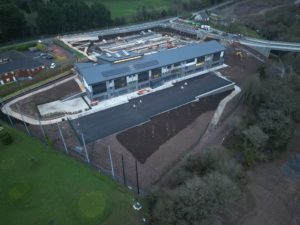 Douglas Rochestown Educate Together National School Carrs Hill sloping site view