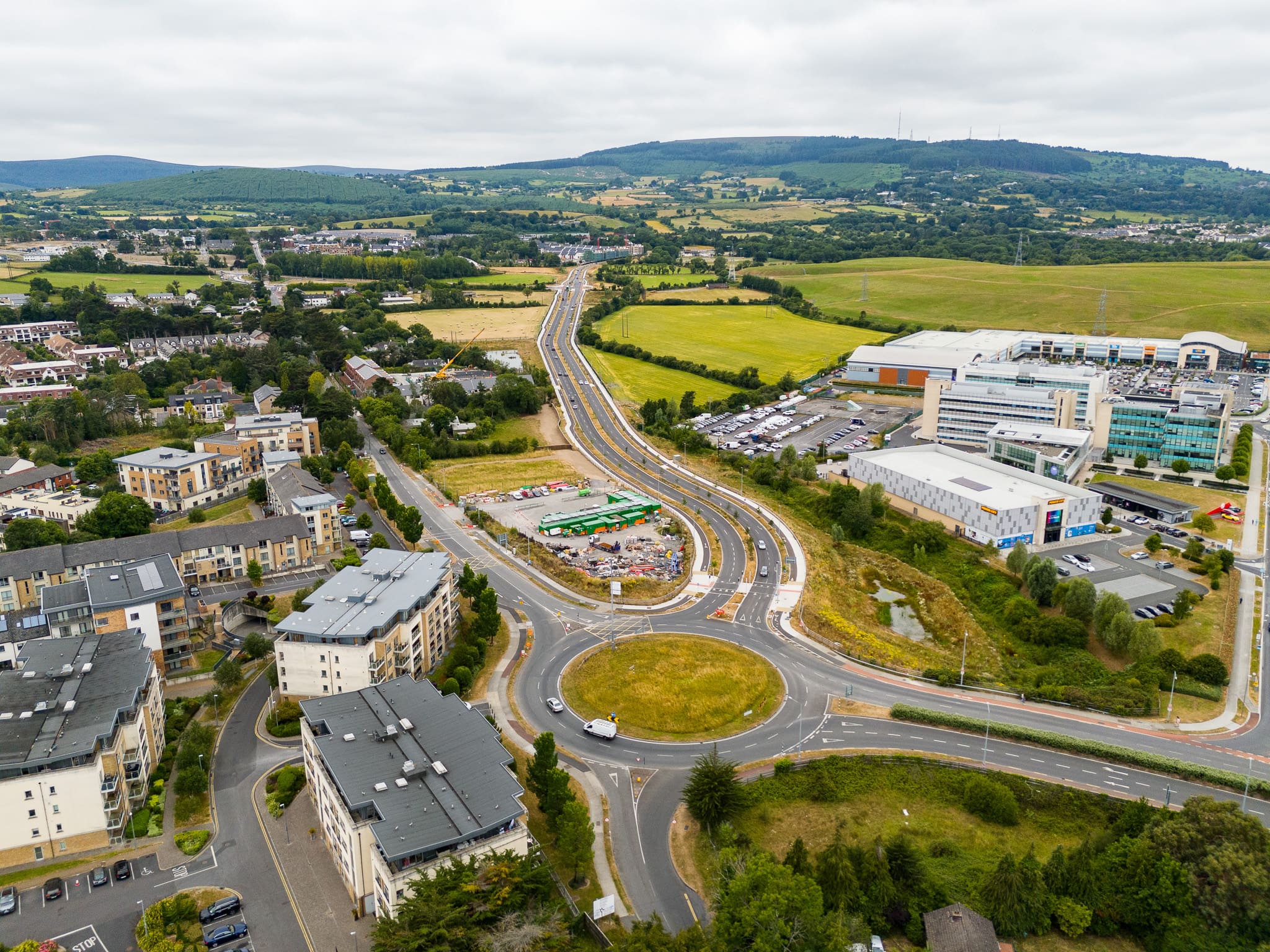 Glenamuck District Roads Scheme - Roundabout
