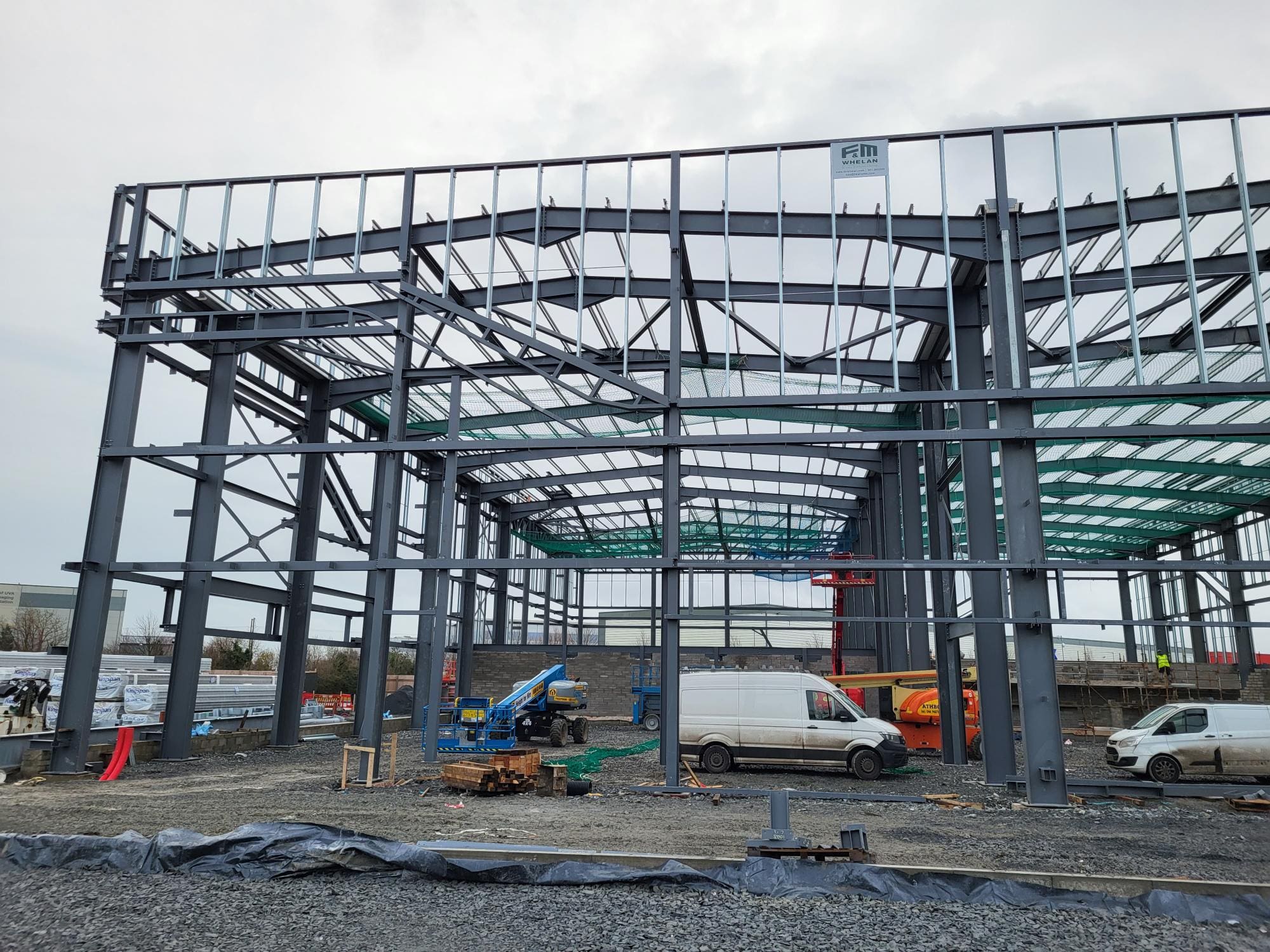 Mercedes-Benz North Dublin showroom construction project at North City Business Park