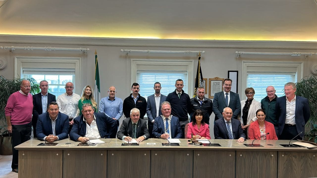 Ballyhale Flood Relief Scheme construction contract Signing