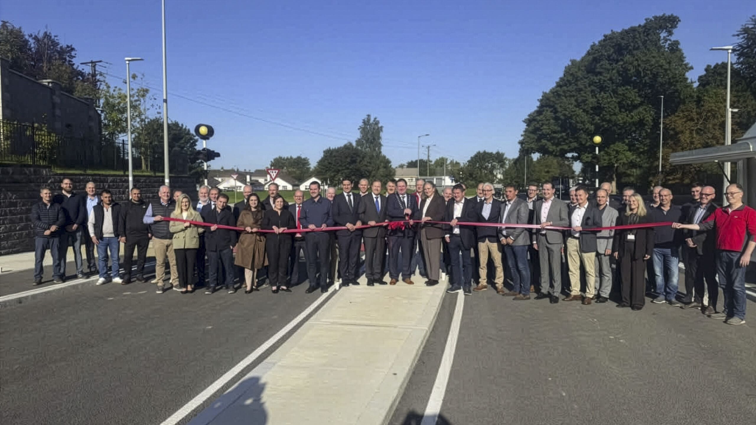 Capdoo Inner Relief Road opening in Kildare