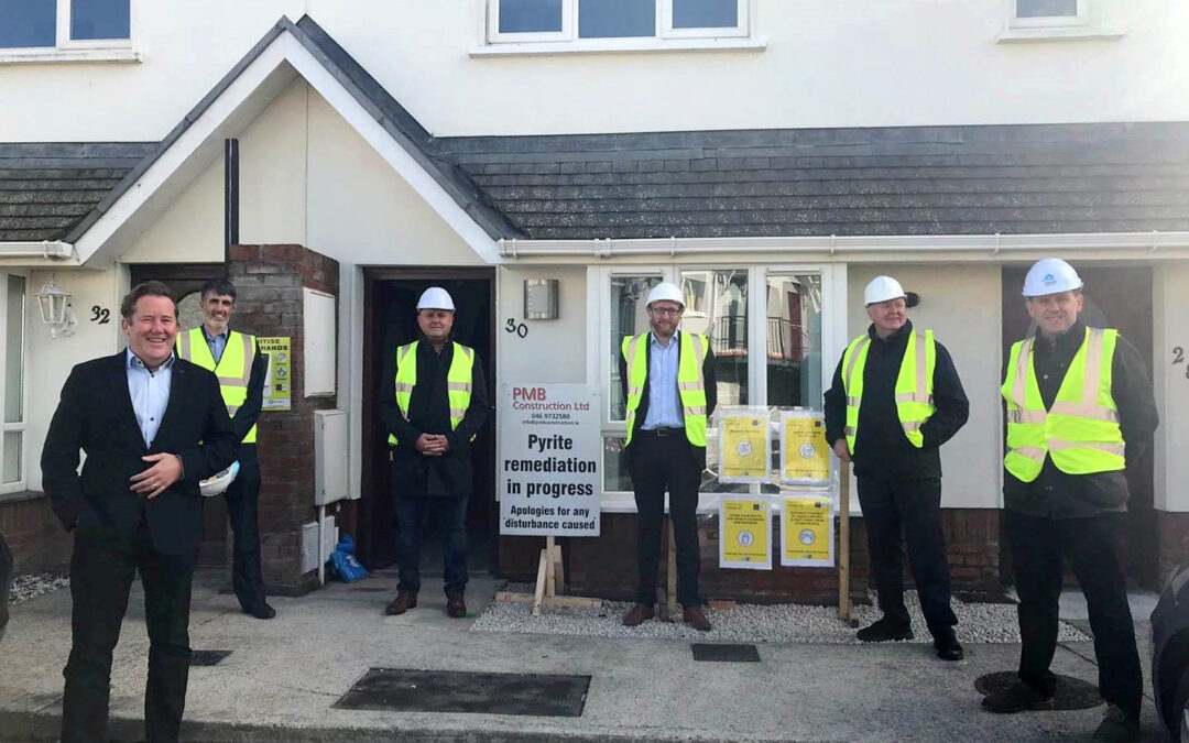 Minister for Housing, Local Government & Heritage, Darragh O’Brien, handed over the keys to the 2000th remediated house